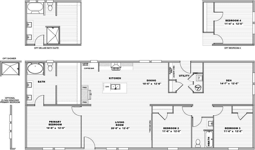 Floor plan for CROCKETT