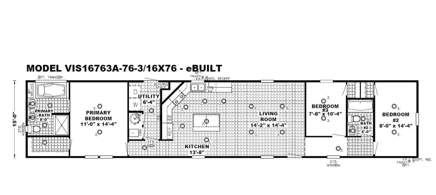 Floor plan for THE SHERMAN