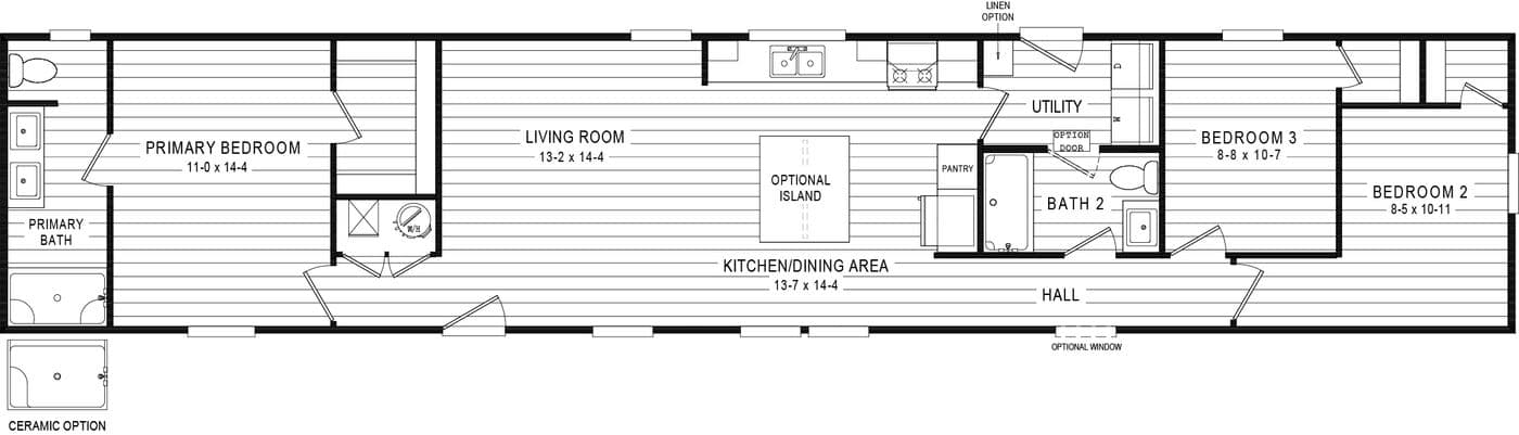 28' Floor Plan