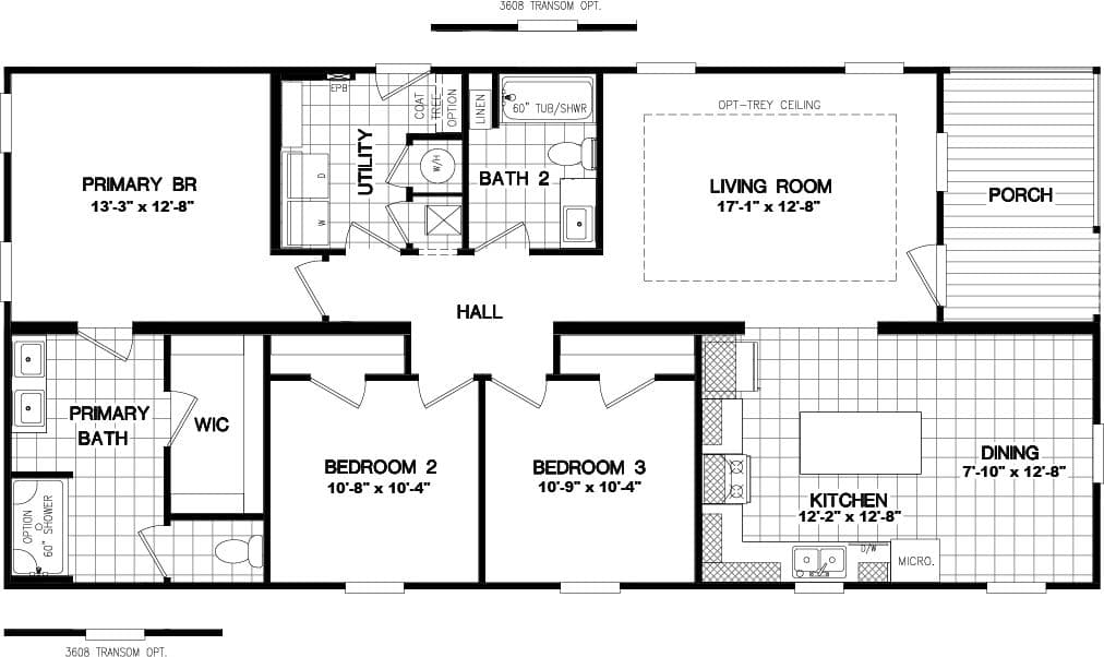 Floor plan for 2889 THE COTTAGE HUD