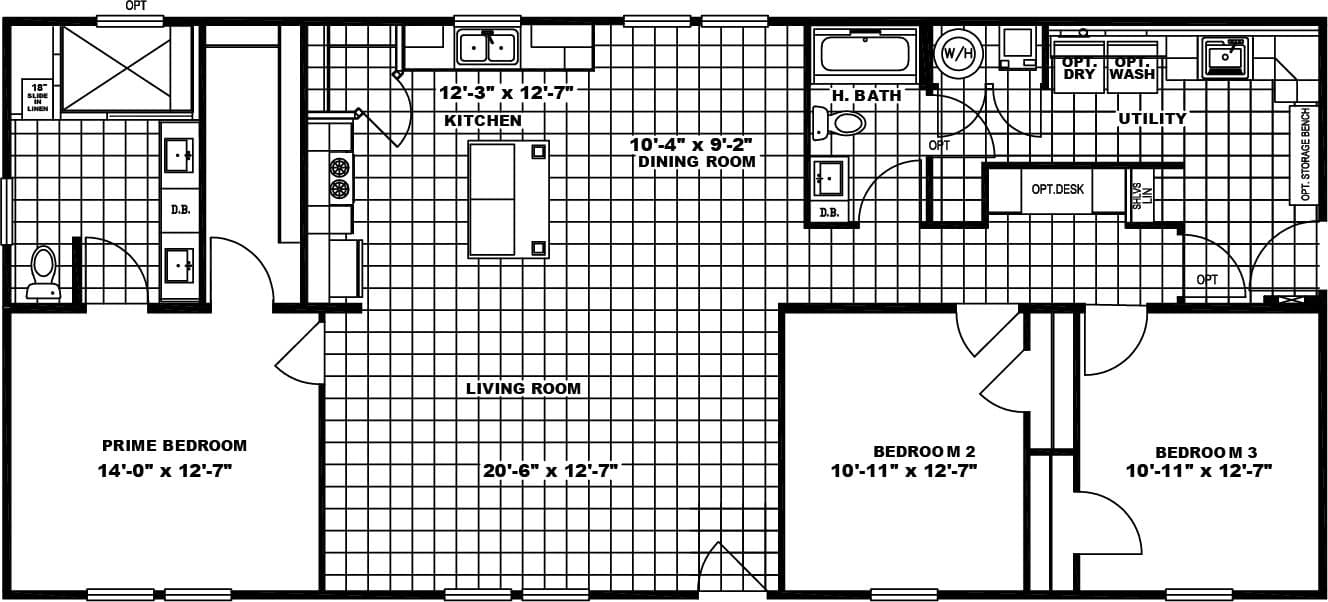 Floor plan for THE VILLETTE