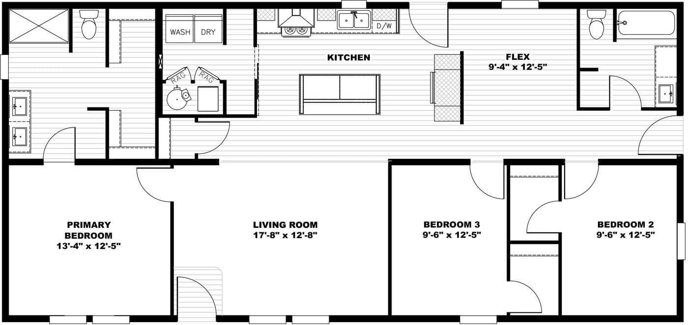 Floor plan for Cane Creek Farm Lot #9 LET IT BE