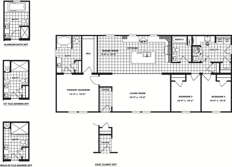 Floor plan for CHEYENNE