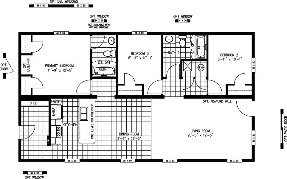 Floor plan for JADE 48