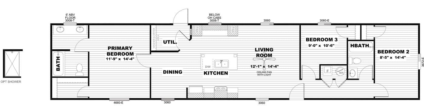 Floor plan for Select Series - Greeley Community!