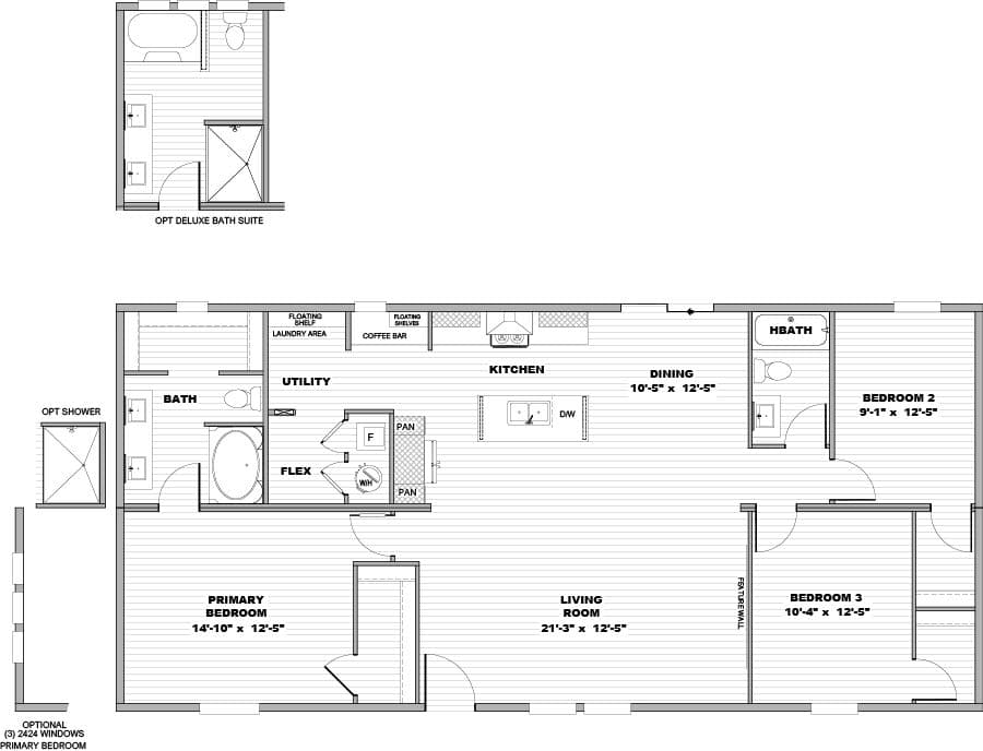 Floor plan for THE RIO - MOVE IN READY!