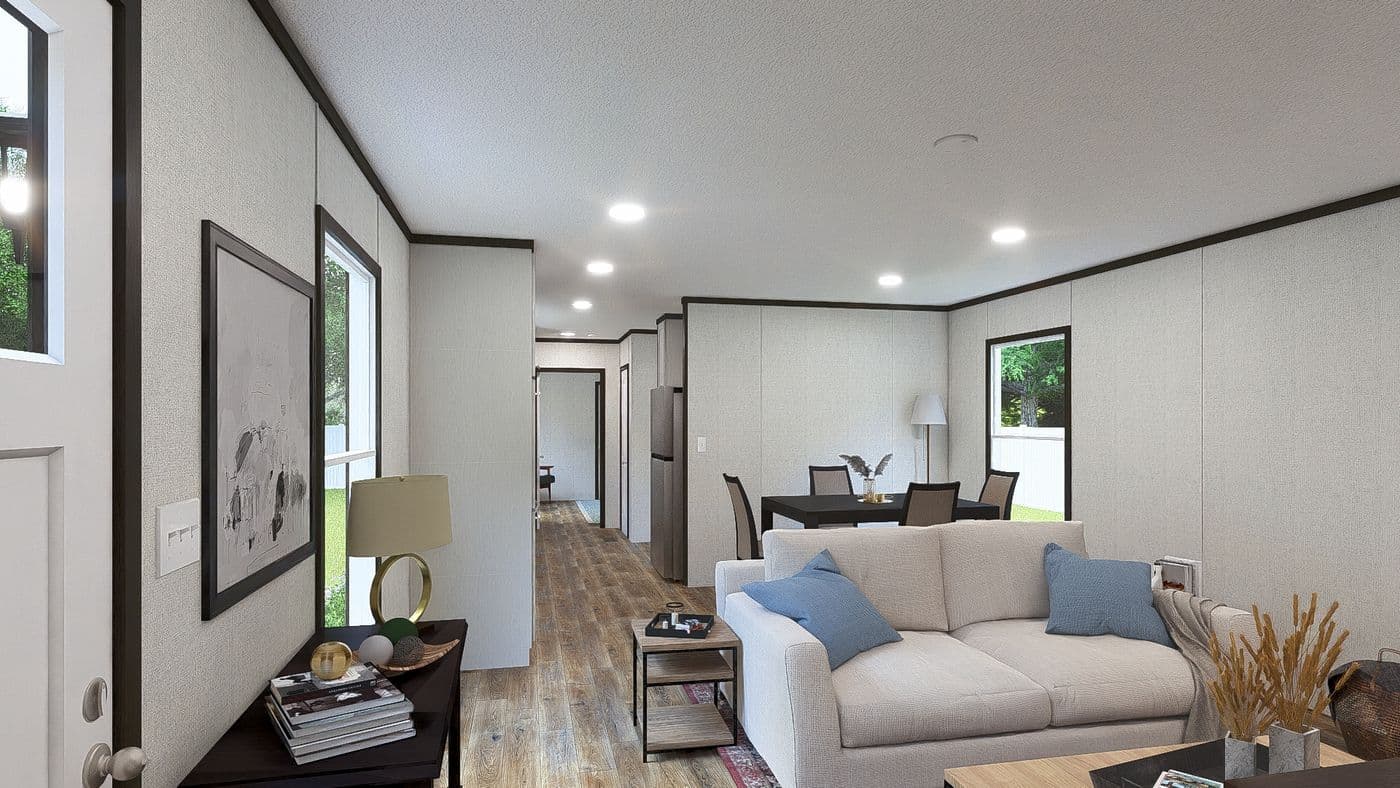 The DESIRE Foyer. This Manufactured Mobile Home features 3 bedrooms and 2 baths.