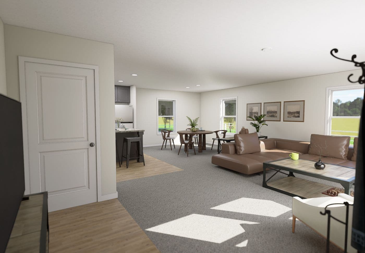 The 5021 IMAGINE Foyer. This Manufactured Mobile Home features 3 bedrooms and 2 baths.