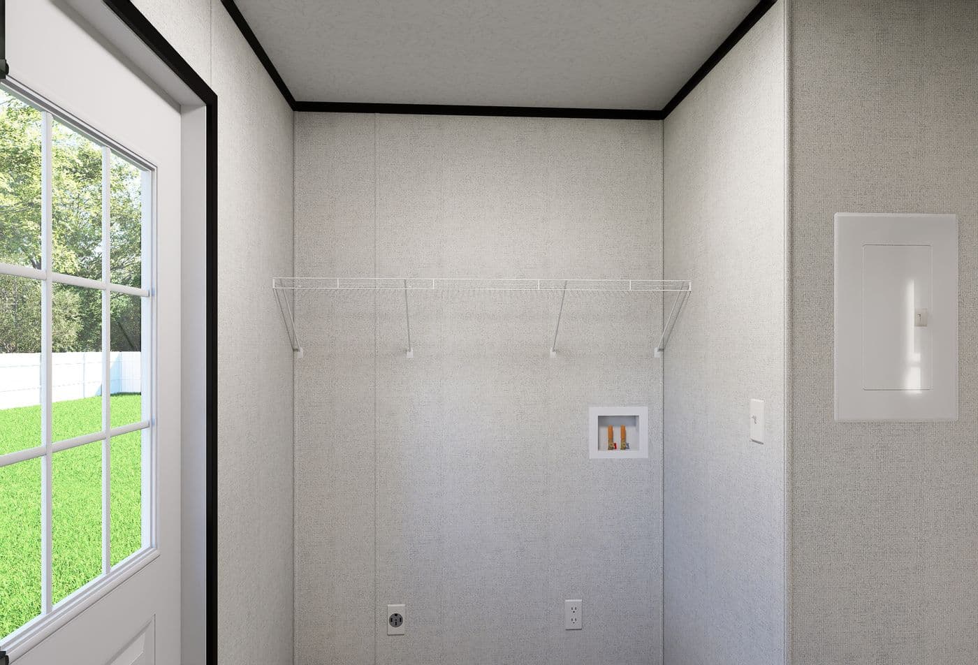 The OASIS Utility Room. This Manufactured Mobile Home features 3 bedrooms and 2 baths.