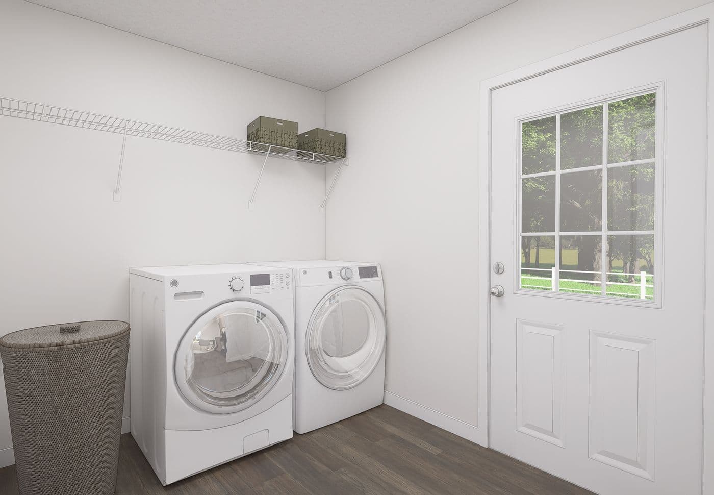 The 5017 IMAGINE Utility Room. This Manufactured Mobile Home features 3 bedrooms and 2 baths.