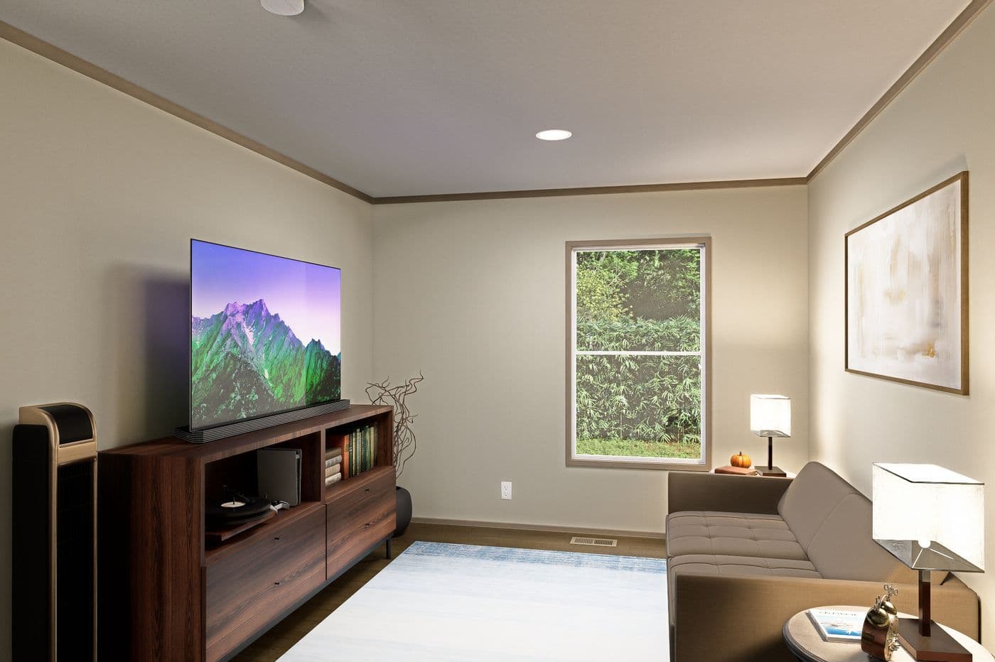 The SUMMIT Den. This Manufactured Mobile Home features 4 bedrooms and 3 baths.