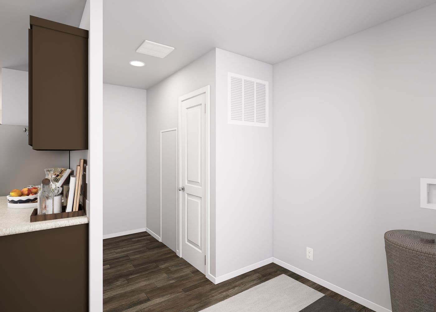 The SLE 481F Utility Room. This Manufactured Mobile Home features 3 bedrooms and 2 baths.
