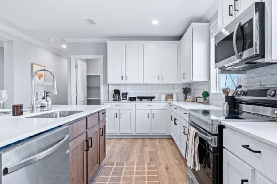 The THE DENALI Exterior. This Manufactured Mobile Home features 3 bedrooms and 2 baths.