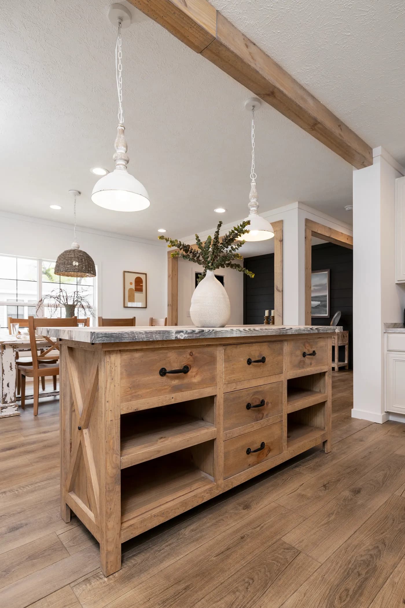 The THE ANNA FAE Kitchen. This Manufactured Mobile Home features 3 bedrooms and 2 baths.