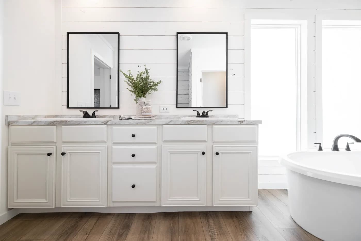 The THE ANNA FAE Primary Bathroom. This Manufactured Mobile Home features 3 bedrooms and 2 baths.