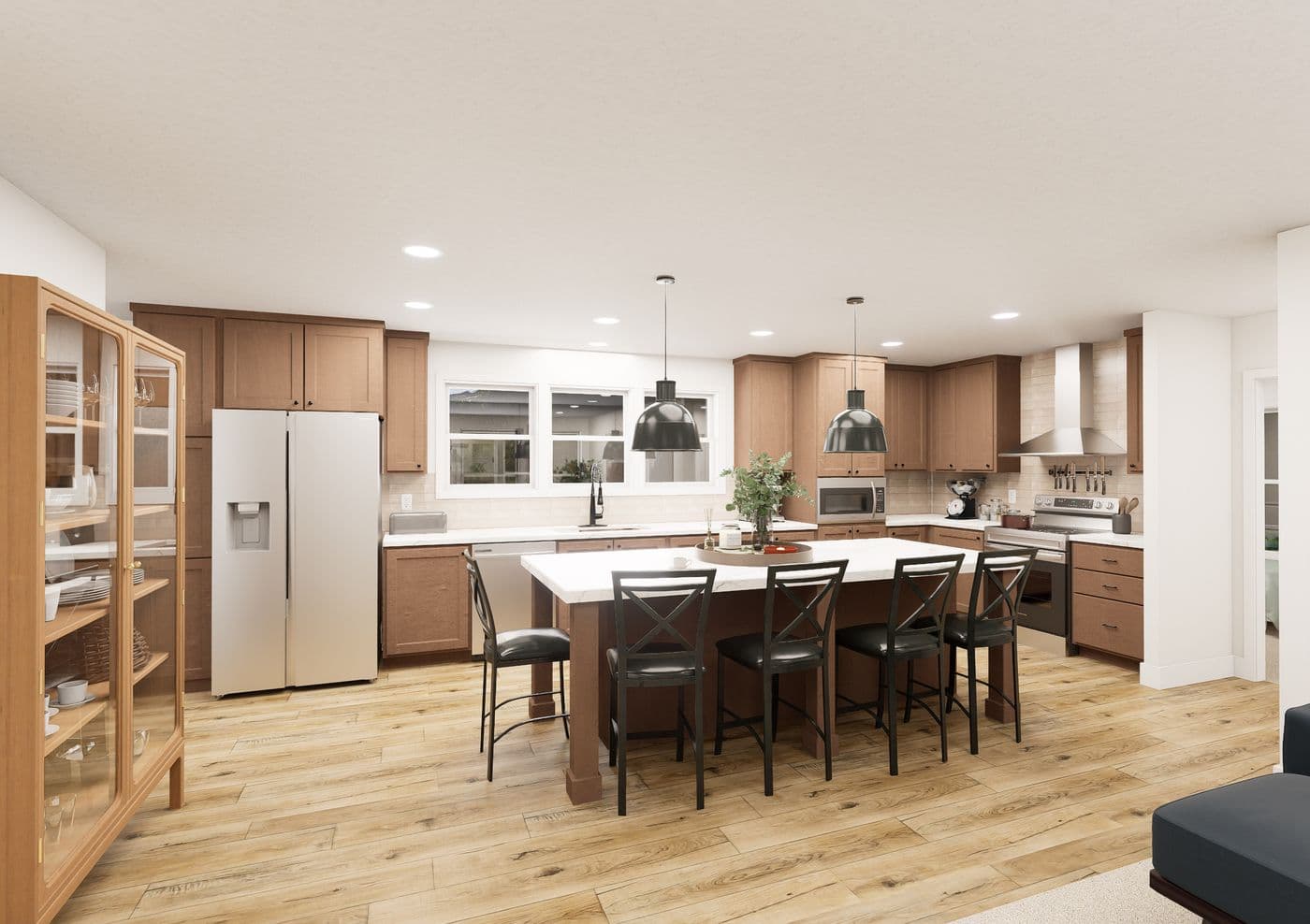 The ANNIVERSARY 2848 Dining Area. This Manufactured Mobile Home features 3 bedrooms and 2 baths.