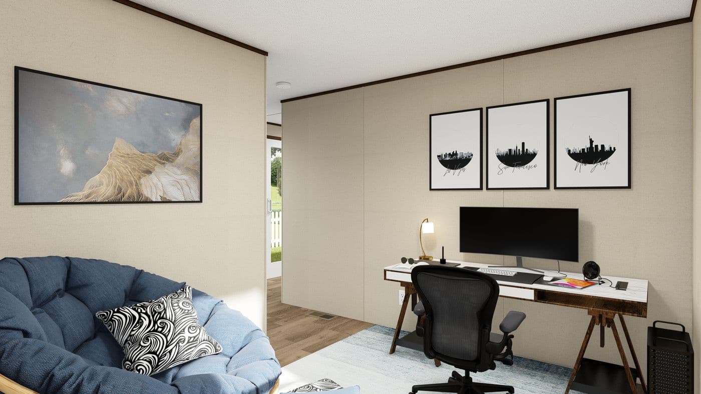 The SENSATION Flex. This Manufactured Mobile Home features 3 bedrooms and 2 baths.