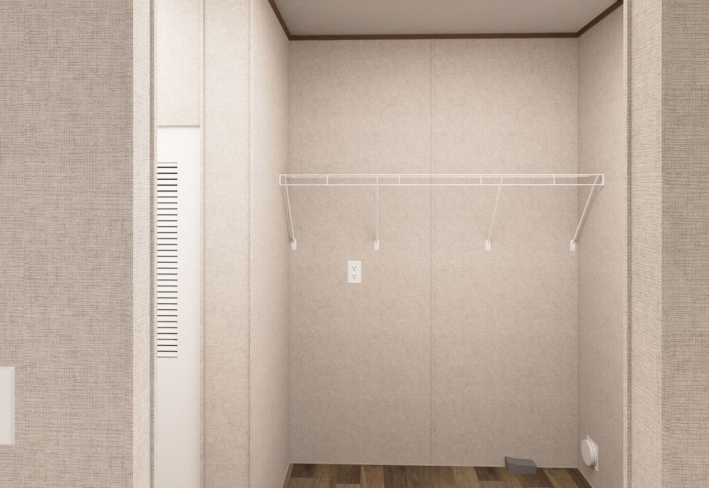 The MAPLE Utility Room. This Manufactured Mobile Home features 3 bedrooms and 2 baths.