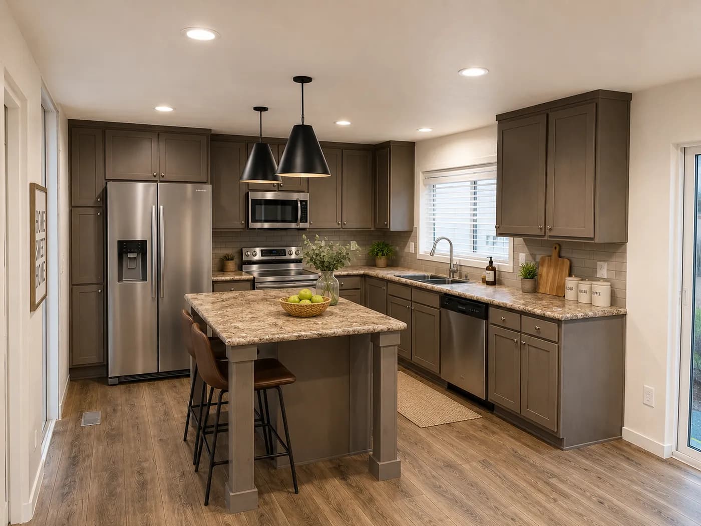 The 5023 IMAGINE Kitchen. This Manufactured Mobile Home features 3 bedrooms and 2 baths.