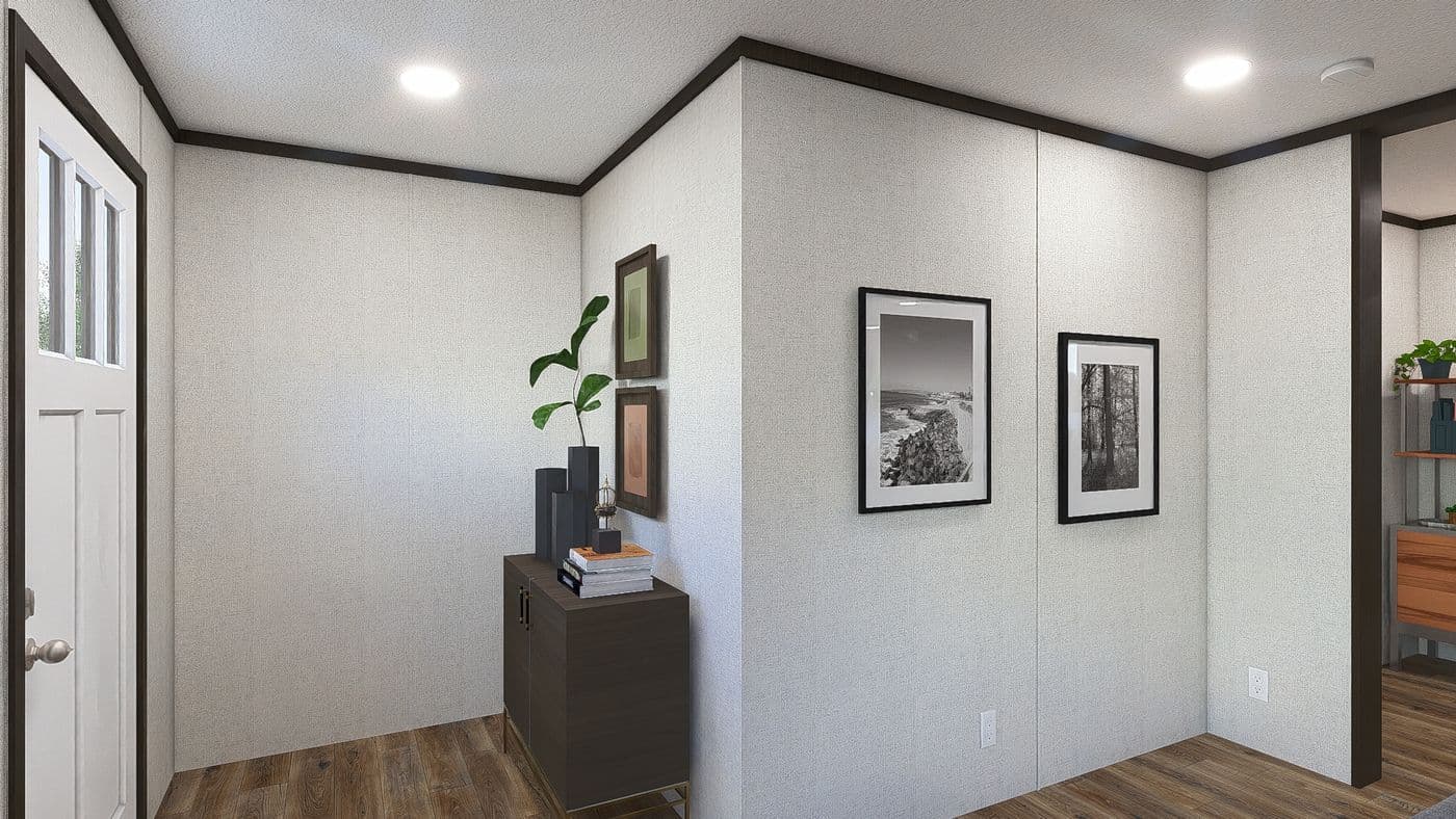 The OCCASION Foyer. This Manufactured Mobile Home features 4 bedrooms and 2 baths.