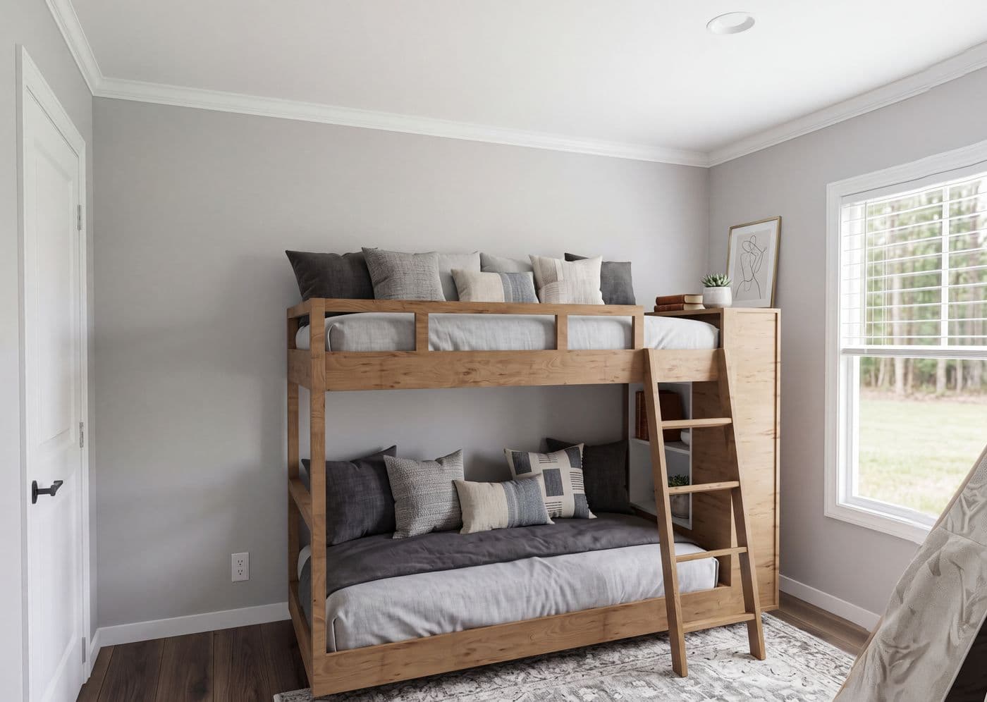 The THE ROOSEVELT Bedroom. This Manufactured Mobile Home features 4 bedrooms and 3 baths.