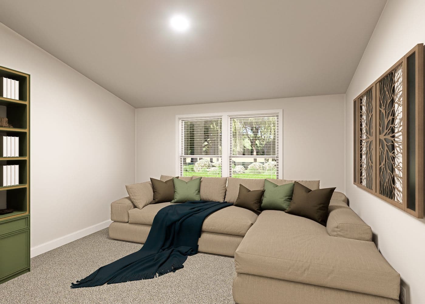 The ING601K WHITE PINE          GW Family Room. This Manufactured Mobile Home features 3 bedrooms and 3 baths.