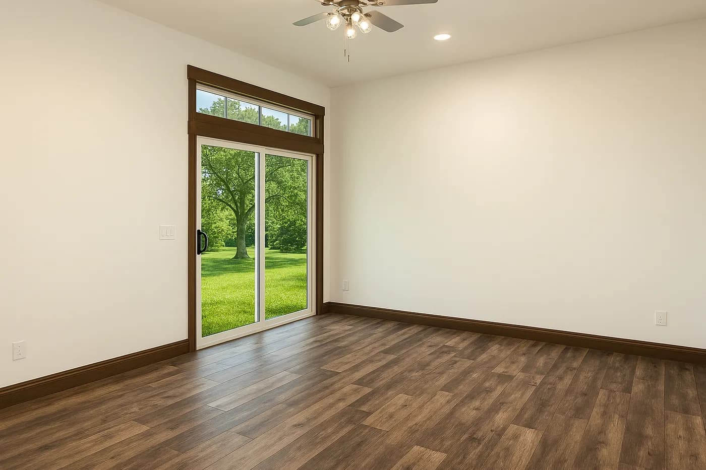 The LEGEND 402 MOD Living Room. This Modular Home features 3 bedrooms and 2 baths.