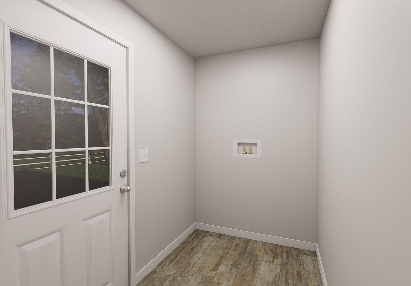 The 5030 IMAGINE Utility Room. This Manufactured Mobile Home features 2 bedrooms and 2 baths.
