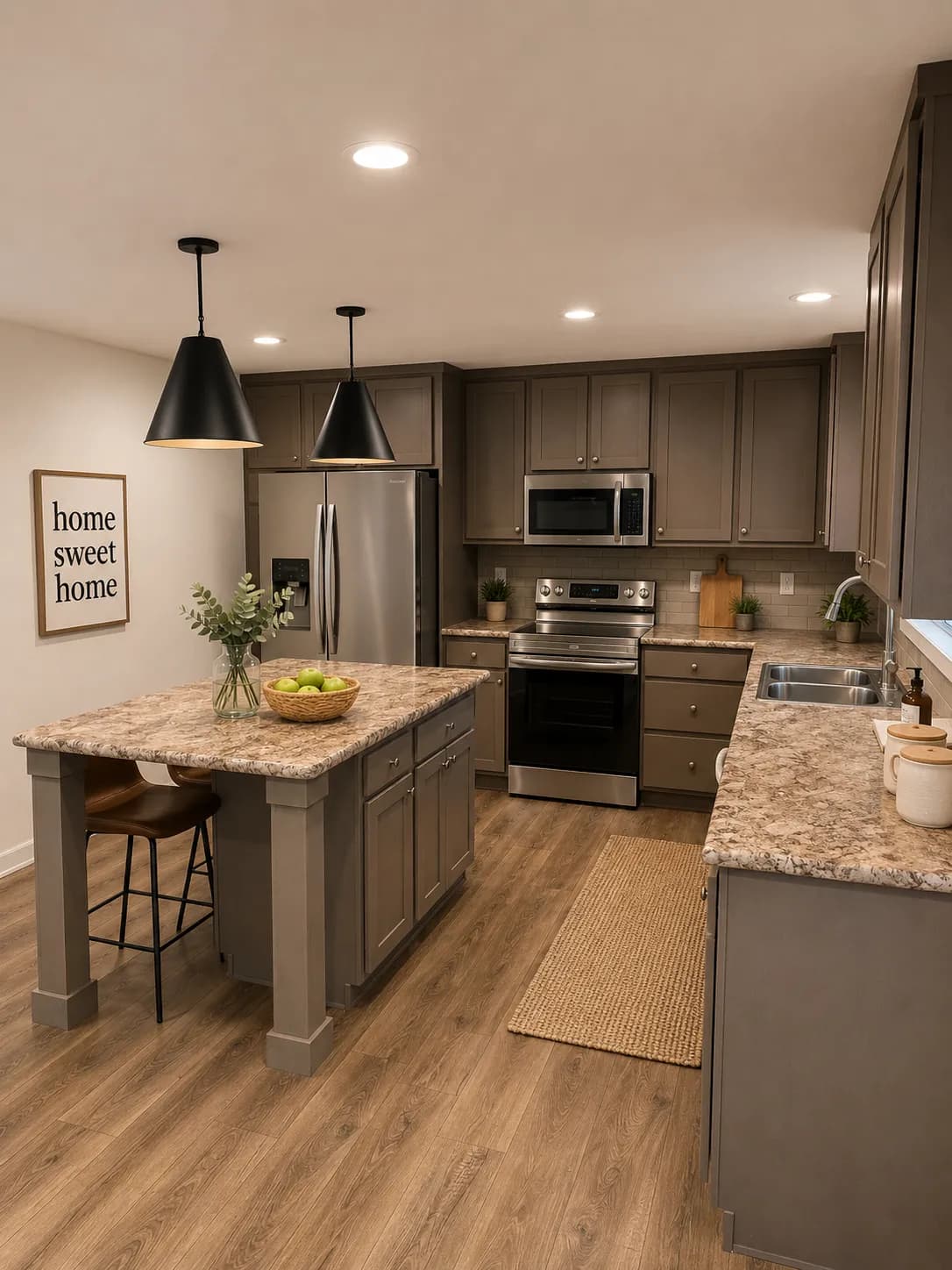 The 5023 IMAGINE Kitchen. This Manufactured Mobile Home features 3 bedrooms and 2 baths.