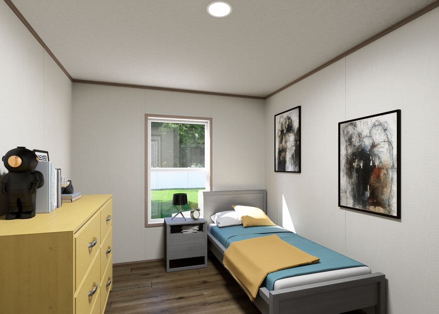 The ASPIRE Bedroom. This Manufactured Mobile Home features 3 bedrooms and 2 baths.