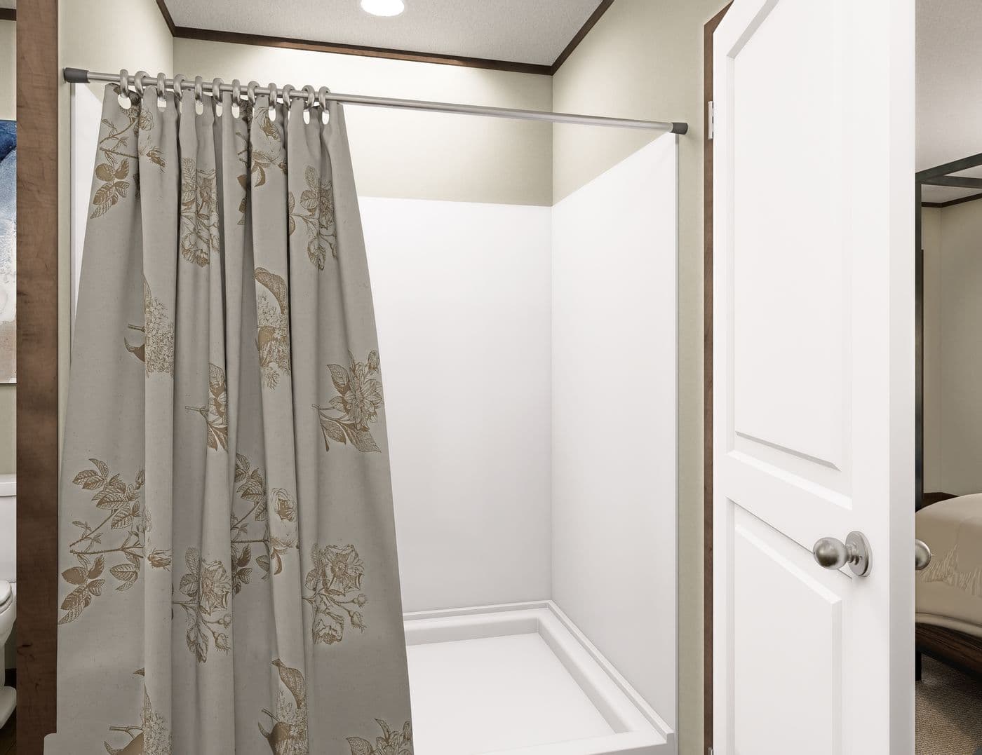 The RIO Primary Bathroom. This Manufactured Mobile Home features 3 bedrooms and 2 baths.