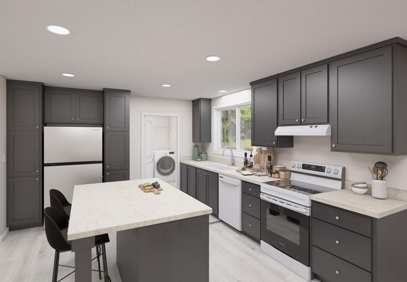 The 5022 IMAGINE Kitchen. This Manufactured Mobile Home features 3 bedrooms and 2 baths.