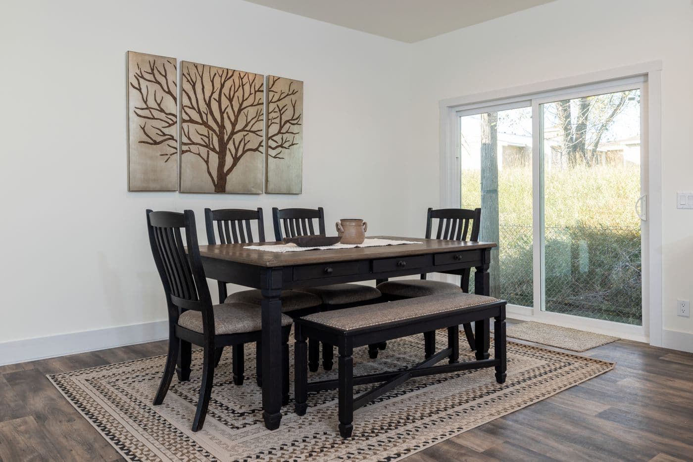 The 50TH ANNIVERSARY Dining Room. This Manufactured Mobile Home features 3 bedrooms and 2 baths.