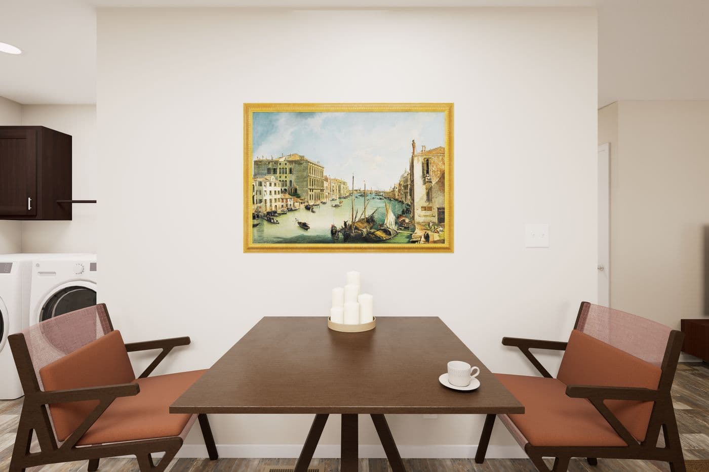 The A DUPLEX 2/2 2/2 Dining Room. This Manufactured Mobile Home features 3 bedrooms and 4 baths.