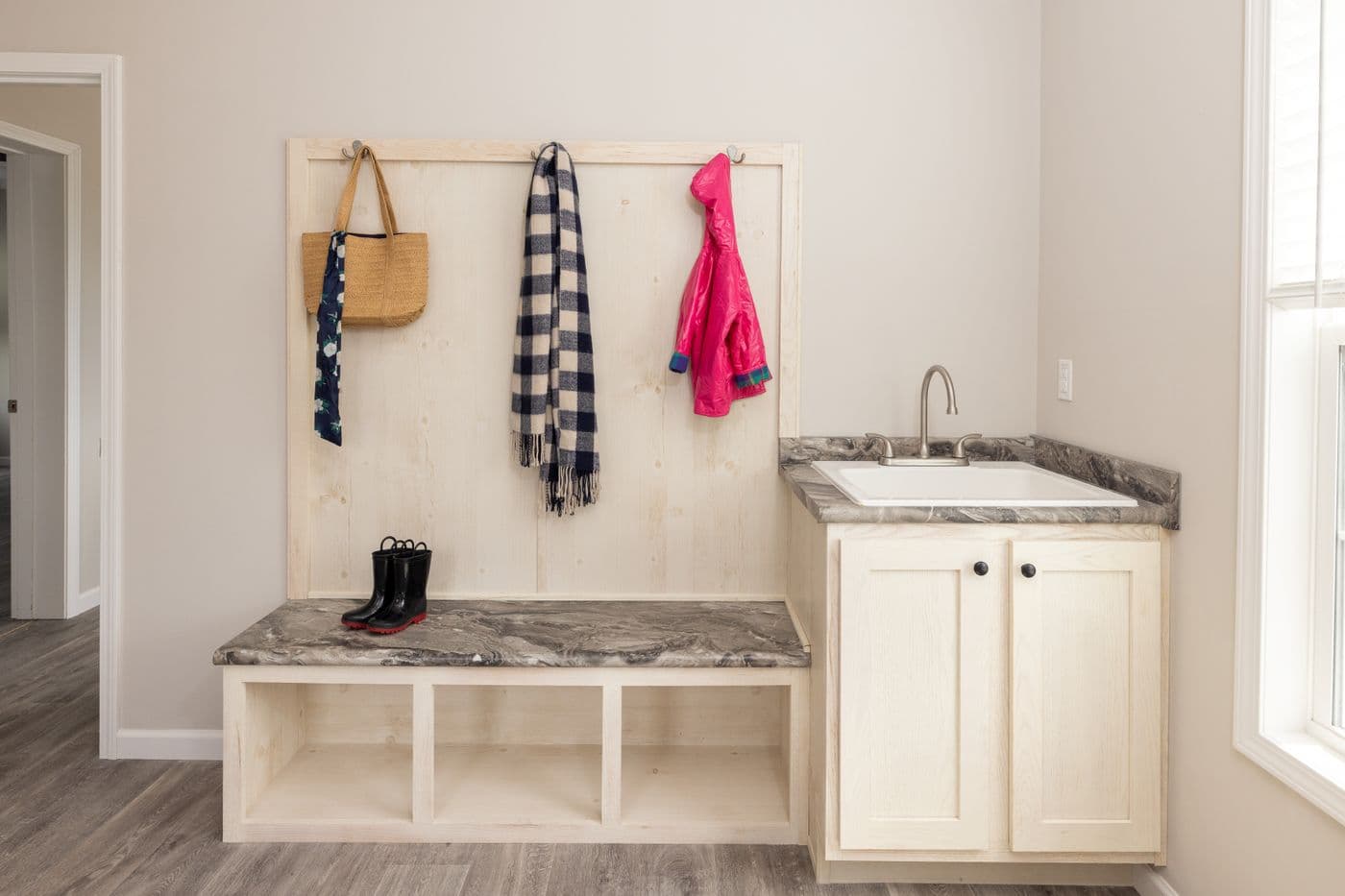 The THE ROGUE Utility Room. This Manufactured Mobile Home features 3 bedrooms and 2 baths.