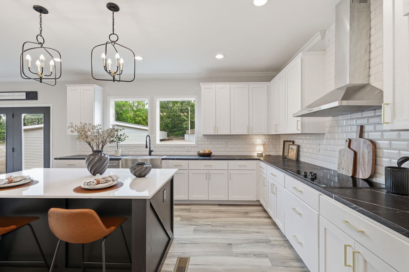 The THE SUMMIT Kitchen. This Manufactured Mobile Home features 3 bedrooms and 2 baths.
