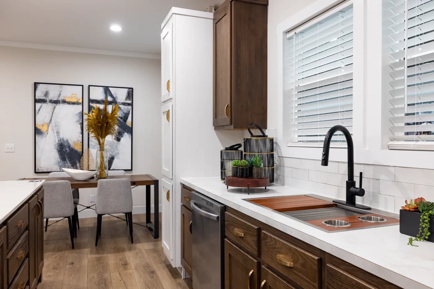 The SAVOR Kitchen. This Manufactured Mobile Home features 3 bedrooms and 2 baths.