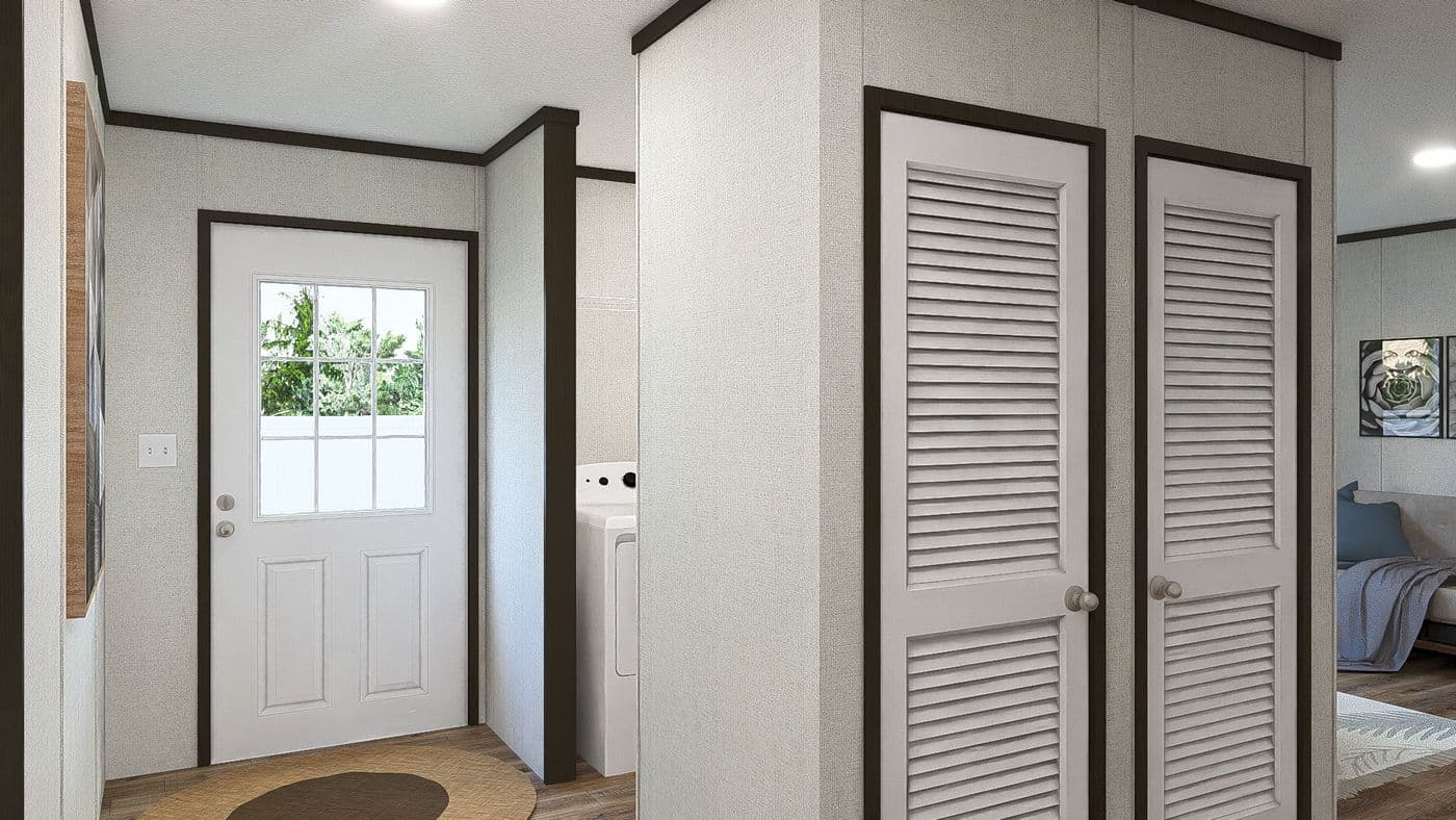 The AMBITION Utility Room. This Manufactured Mobile Home features 4 bedrooms and 2 baths.