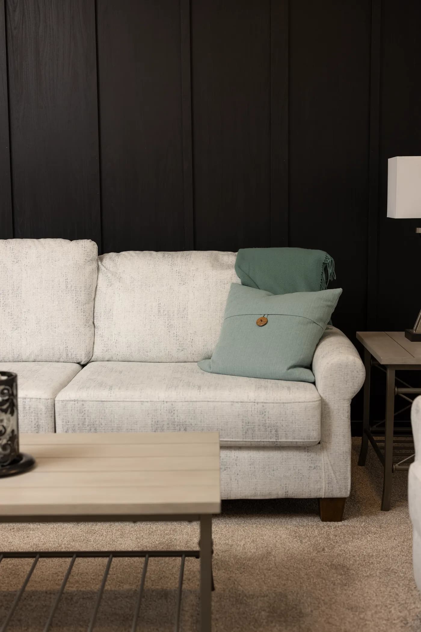The HEY JUDE Living Room. This Manufactured Mobile Home features 4 bedrooms and 2 baths.