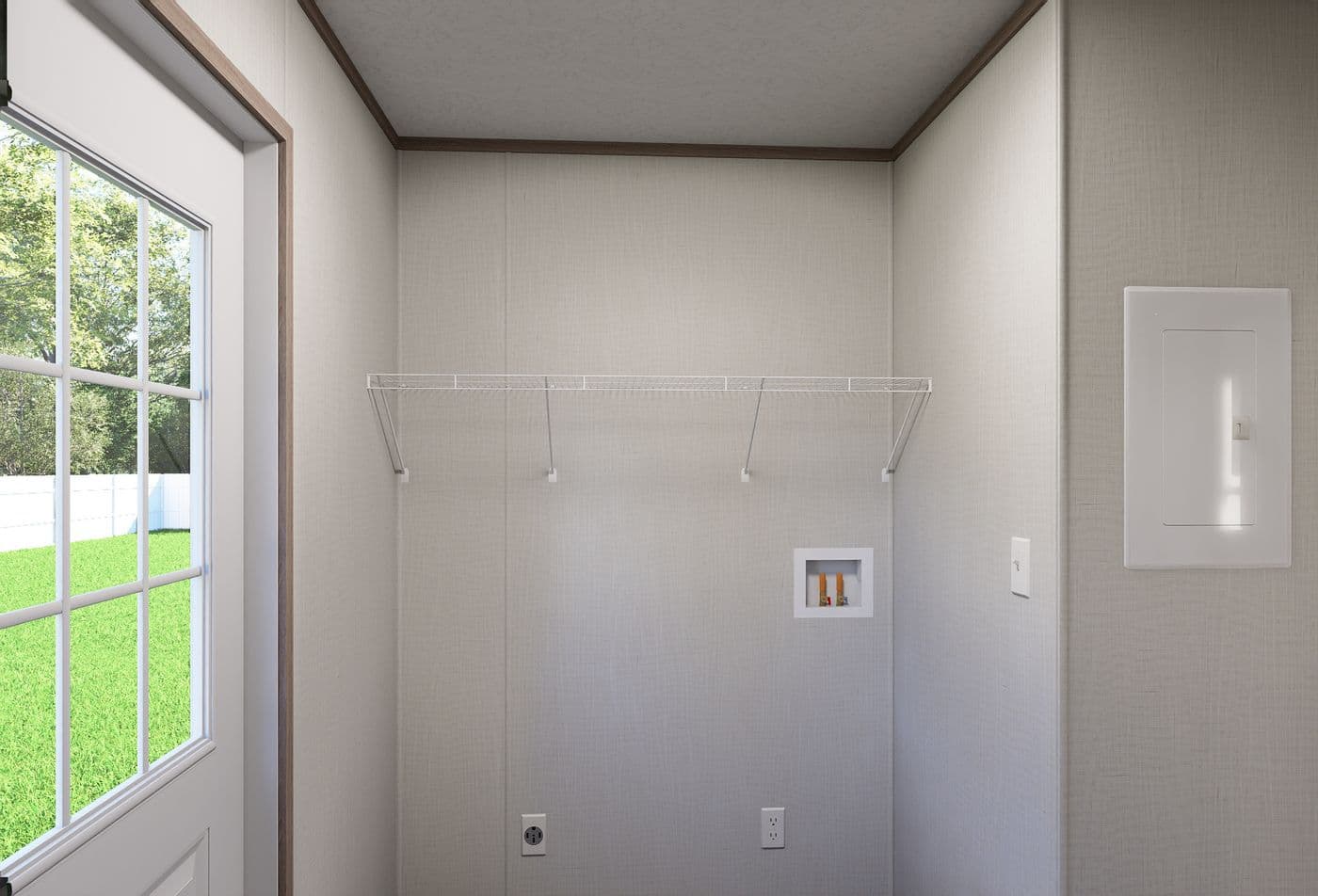 The OASIS Utility Room. This Manufactured Mobile Home features 3 bedrooms and 2 baths.