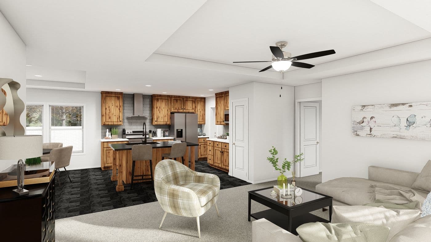 The ING681F EUCALYPTUS          GW Foyer. This Manufactured Mobile Home features 3 bedrooms and 2 baths.