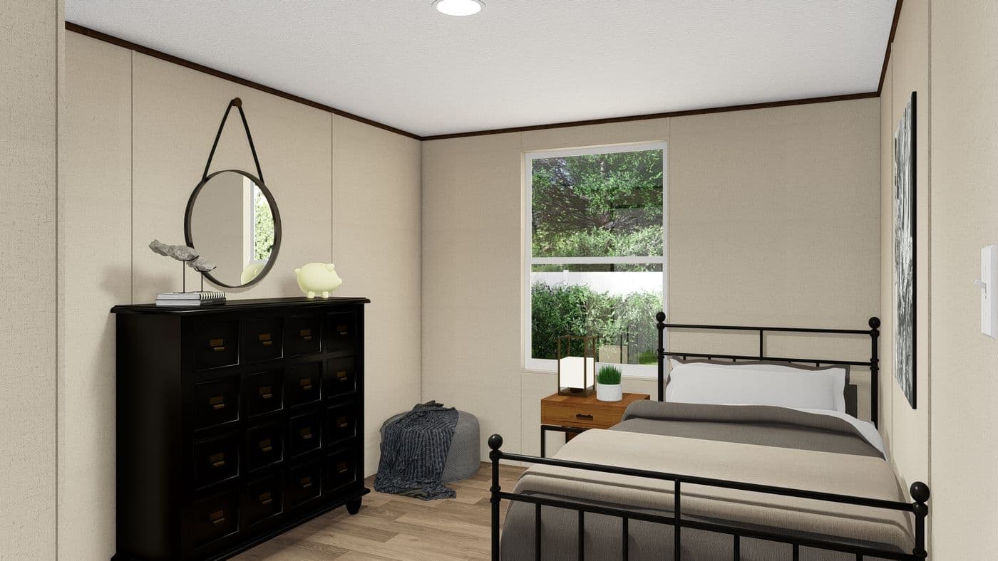 The MARVEL 4 Bedroom. This Manufactured Mobile Home features 4 bedrooms and 2 baths.