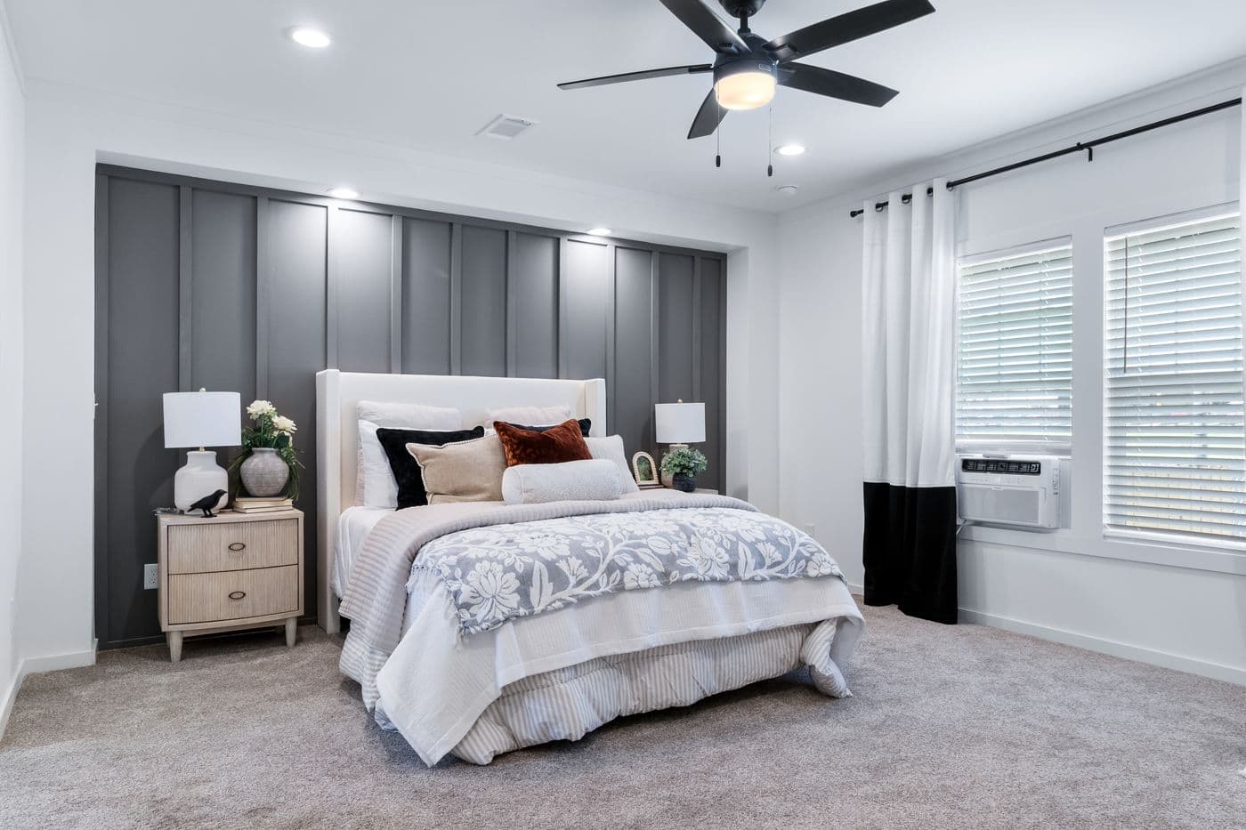 The THE IRON PEAK Primary Bedroom. This Manufactured Mobile Home features 4 bedrooms and 2 baths.