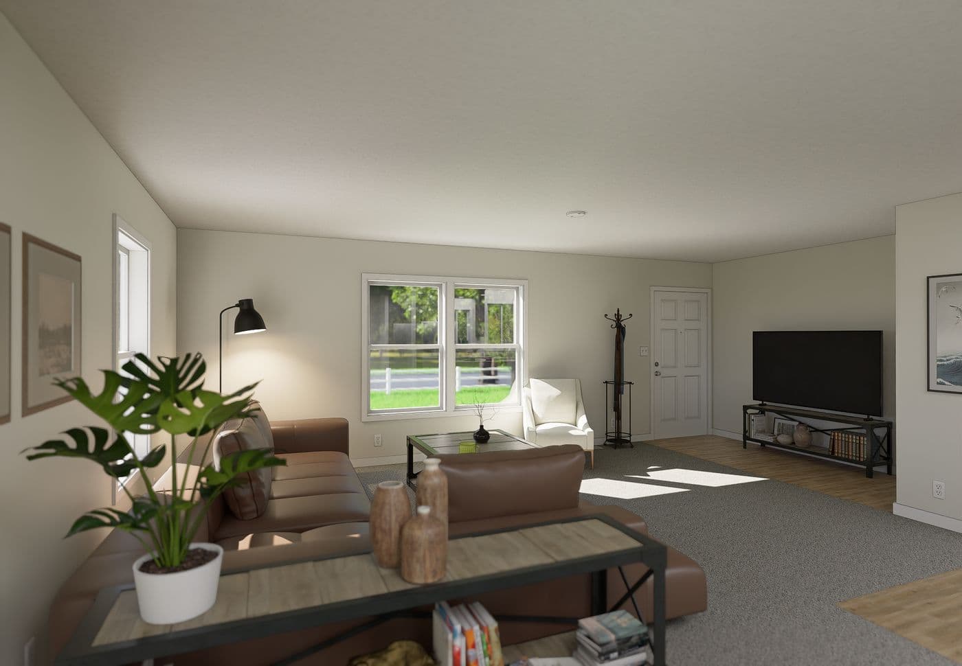 The 5021 IMAGINE Living Room. This Manufactured Mobile Home features 3 bedrooms and 2 baths.