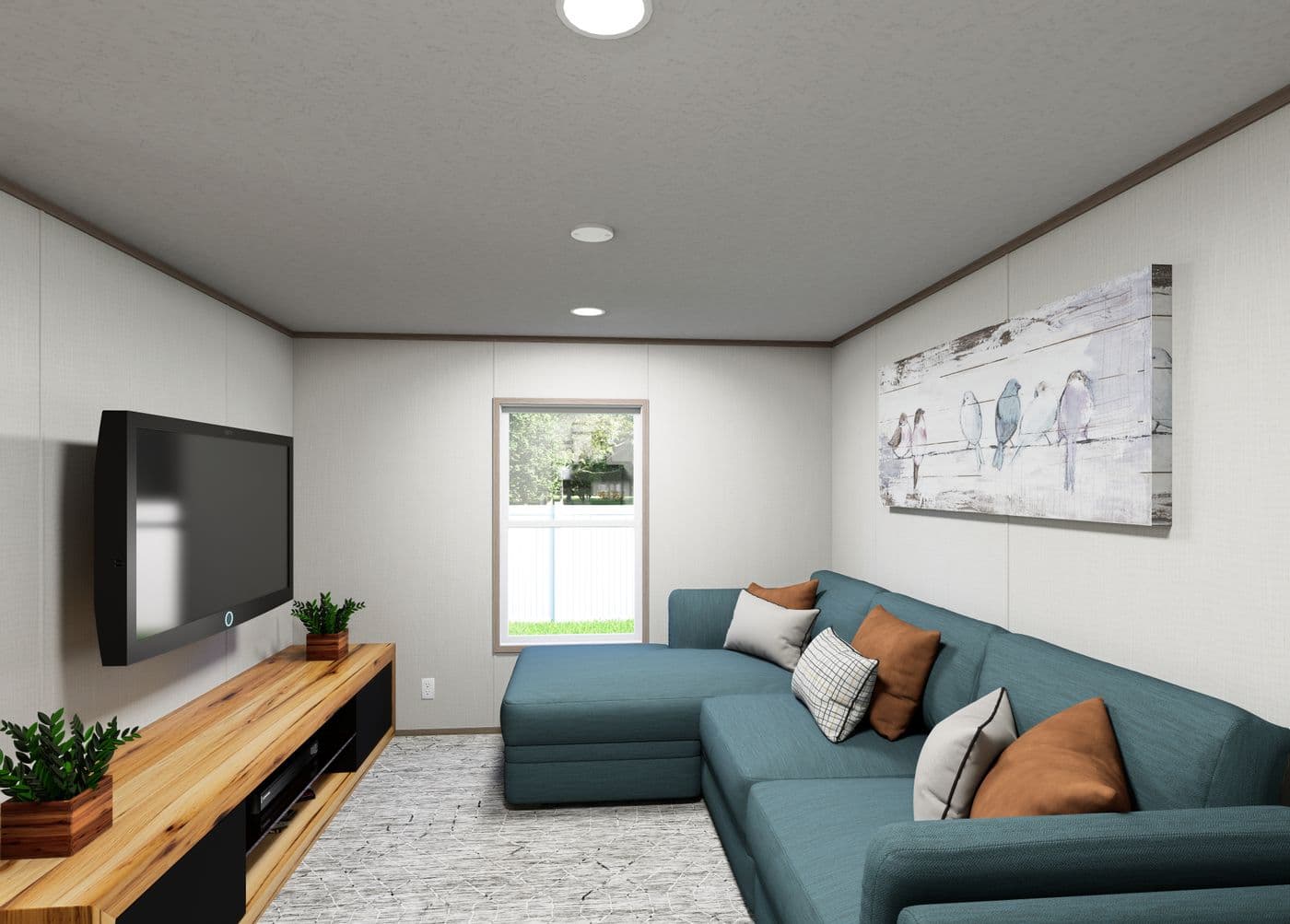 The ASPIRE Flex. This Manufactured Mobile Home features 3 bedrooms and 2 baths.