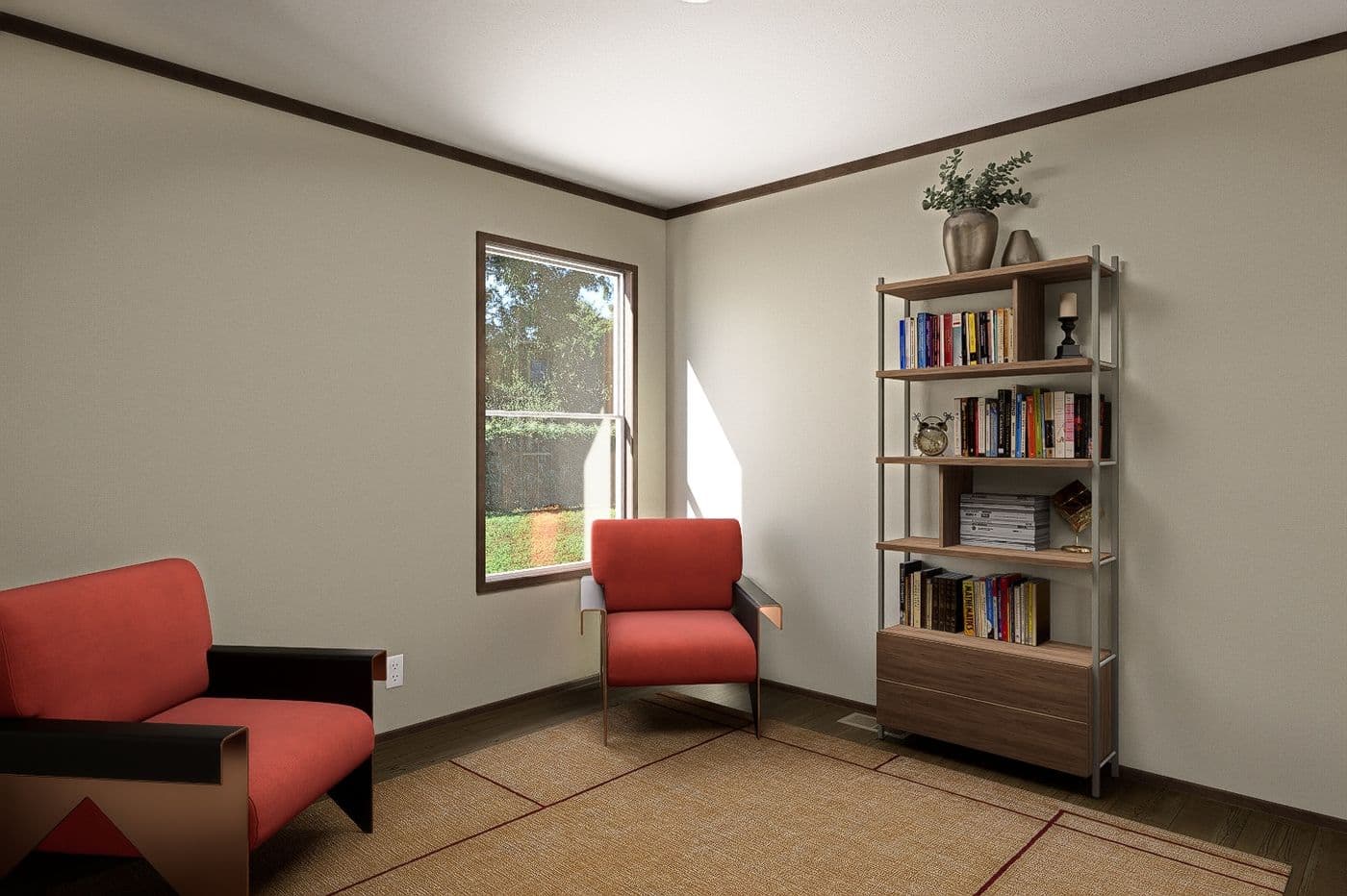 The SNOWCAP Bedroom. This Manufactured Mobile Home features 4 bedrooms and 2.5 baths.