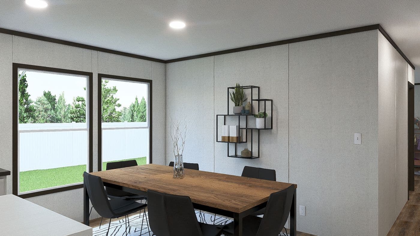 The EMPOWER Dining Area. This Manufactured Mobile Home features 4 bedrooms and 2 baths.