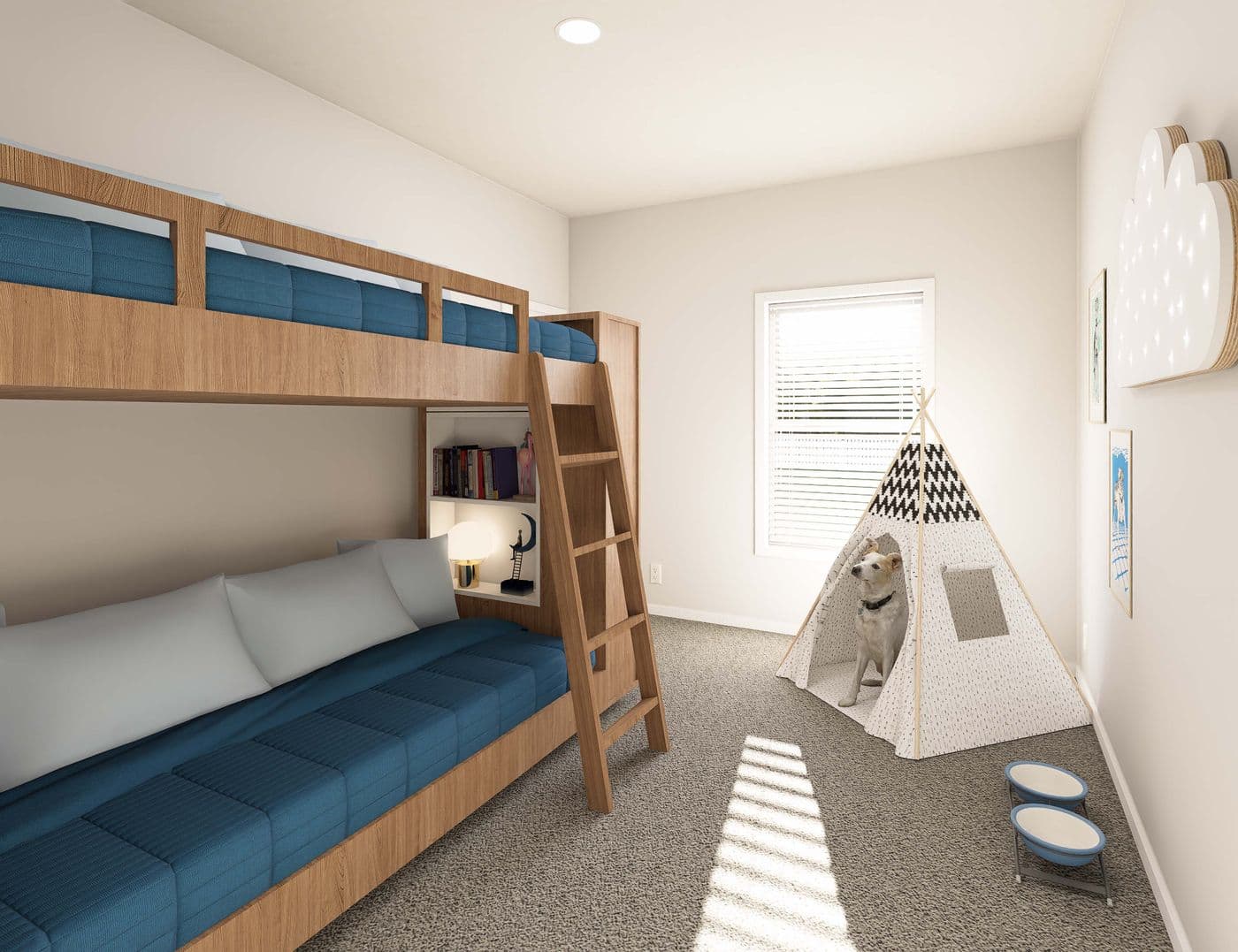 The THE BREEZE 2.5         CLAYTON Bedroom. This Manufactured Mobile Home features 4 bedrooms and 2 baths.