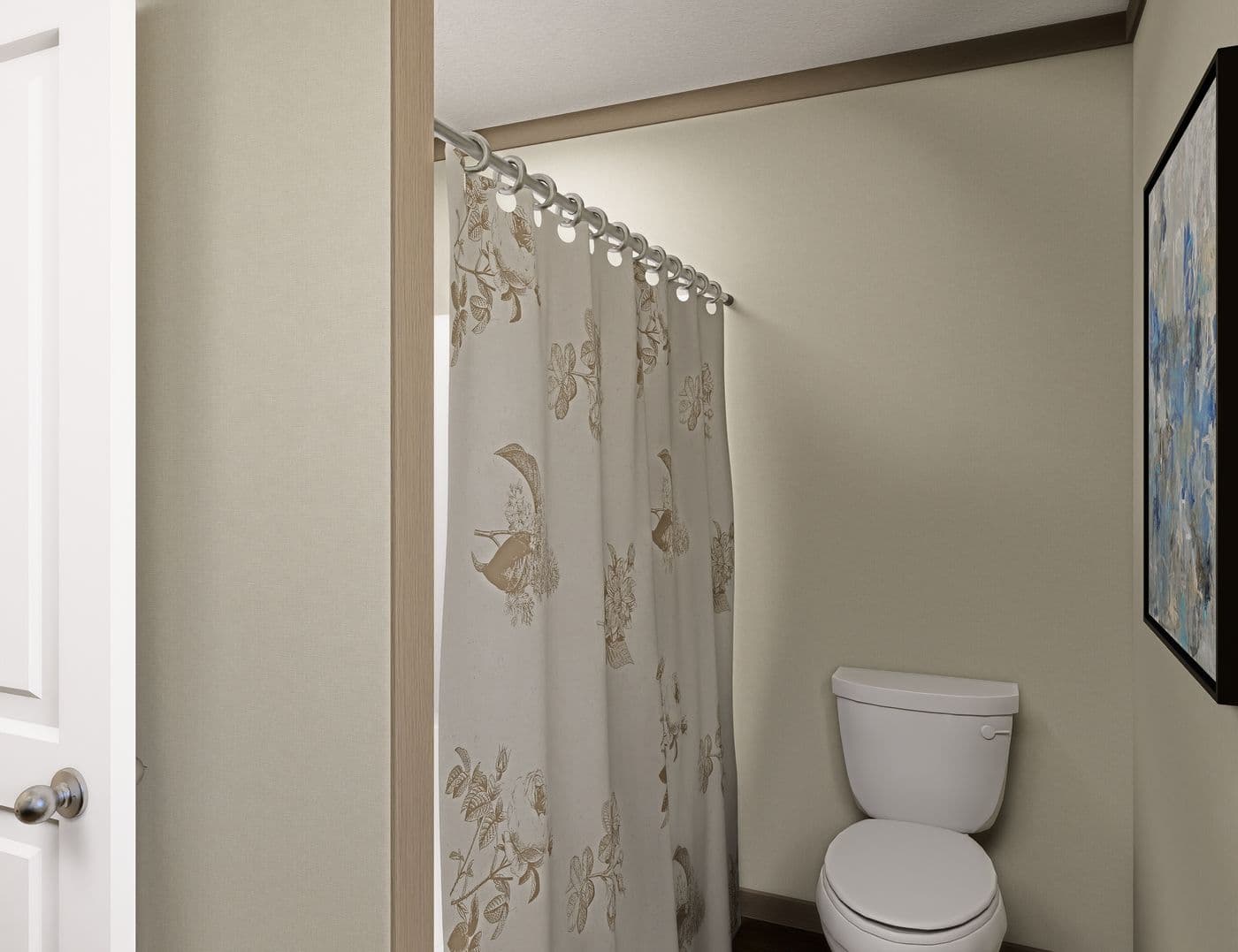 The SYDNEY Primary Bathroom. This Manufactured Mobile Home features 3 bedrooms and 2 baths.