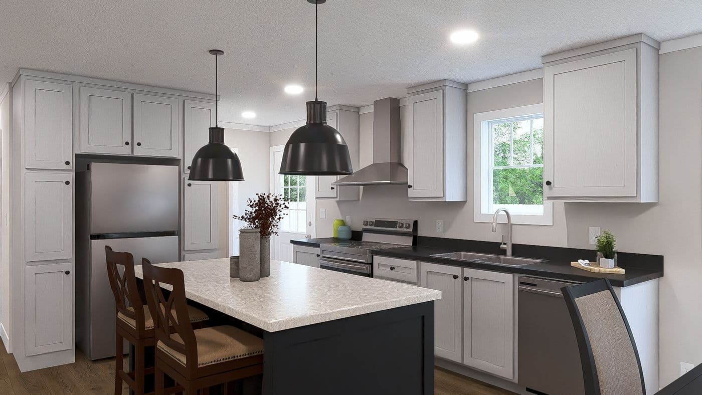 The LIMELIGHT Kitchen. This Manufactured Mobile Home features 3 bedrooms and 2 baths.